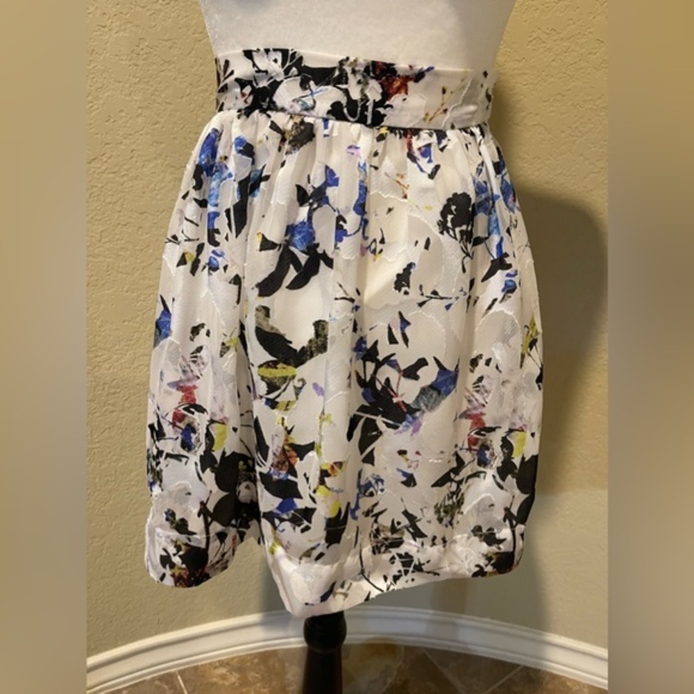 Elizabeth And James Floral Risley Skirt Size 0